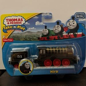 New in package, Thomas & Friends take-n-play die-cast metal Hiro train.